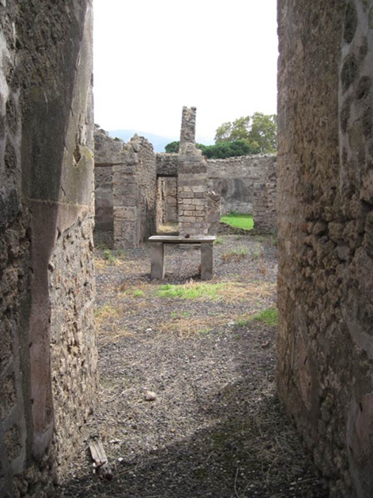 I.3.24 Pompeii. September 2010. Looking south from entrance doorway. Photo courtesy of Drew Baker.