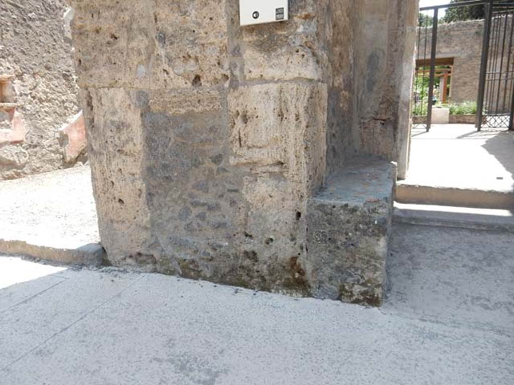 II.2.2 Pompeii. May 2016. Front east faade of entrance doorway. Photo courtesy of Buzz Ferebee.

