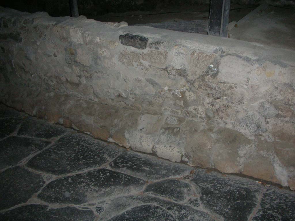 Porta Marina, Pompeii. May 2011. Looking towards north wall of wider tunnel. Photo courtesy of Ivo van der Graaff.