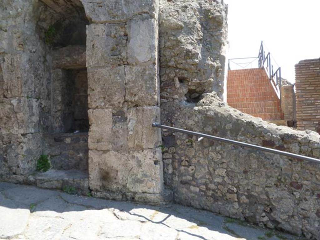 Pompeii Porta Marina. May 2011. South side of gate. Photo courtesy of Michael Binns.