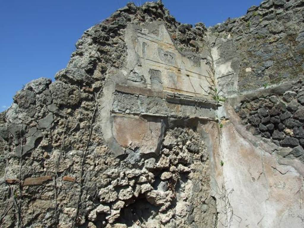 I.2.16 Pompeii. March 2009. Room 4, north-east corner of oecus.