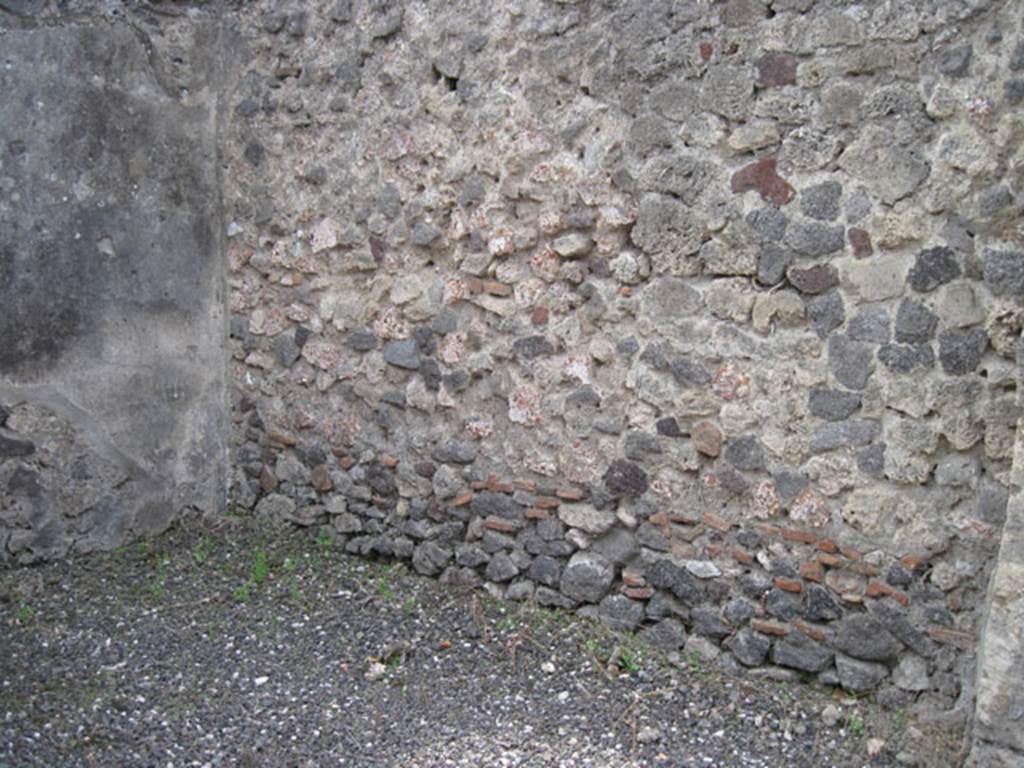 I.3.8b Pompeii. September 2010. West wall. Photo courtesy of Drew Baker.