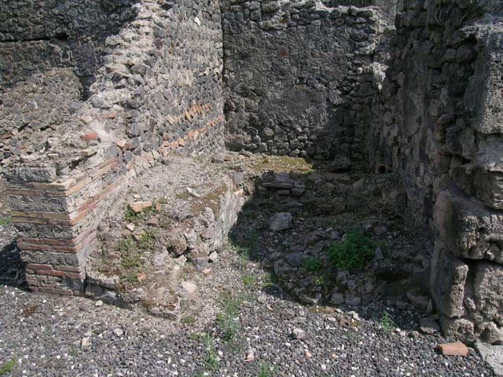 I.3.10 Pompeii. June 2005. Looking south across third room on south side, at the rear. 
Photo courtesy of Nicolas Monteix
