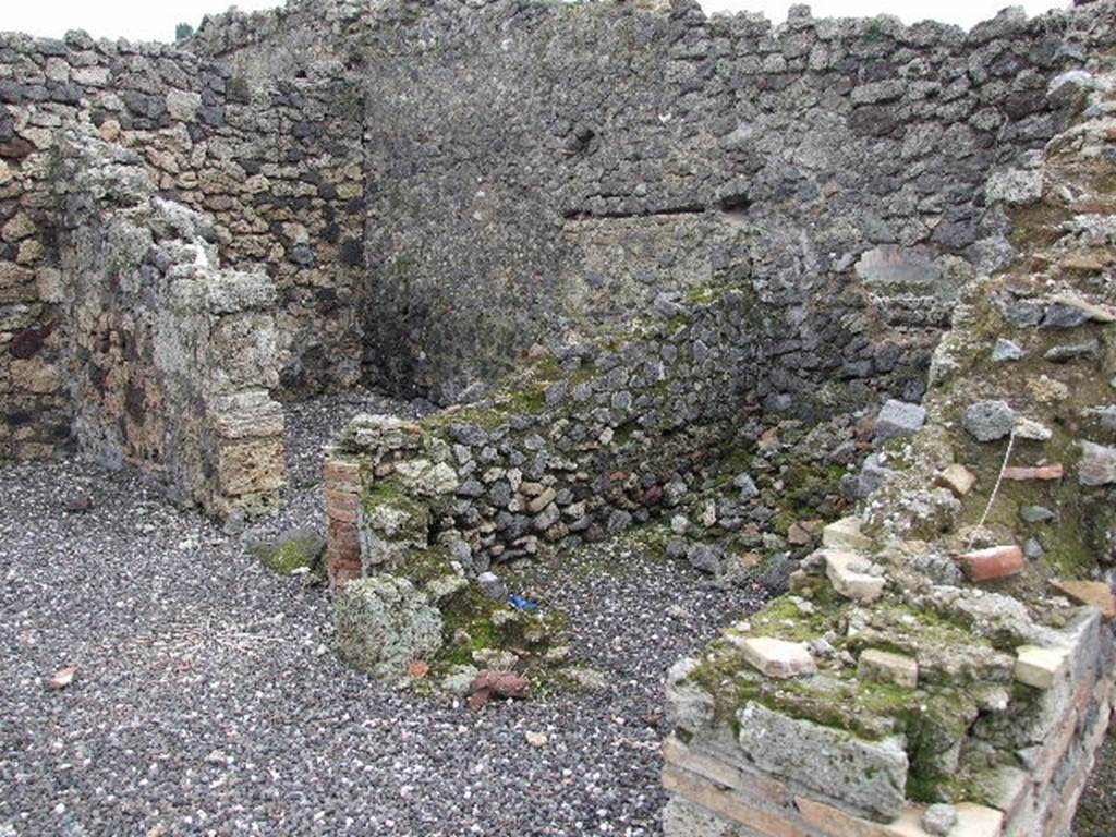 I.3.10 Pompeii. December 2006.Two of the rooms in the south-east corner, of the south side at the rear.