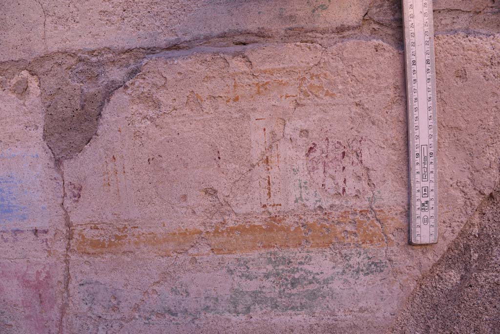 I.4.5 Pompeii. October 2019. Room 19, detail from south wall. 
Foto Tobias Busen, ERC Grant 681269 DÉCOR.
