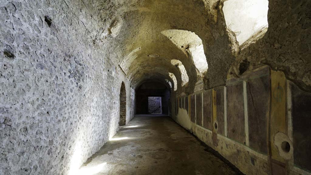 I.6.2 Pompeii. August 2021. Looking east along north wing of cryptoporticus. Photo courtesy of Robert Hanson.