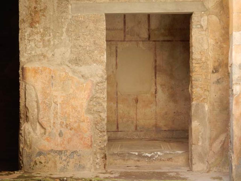 I.7.3 Pompeii. May 2016. Doorway to room on south side of garden area. Looking south. Photo courtesy of Buzz Ferebee.
