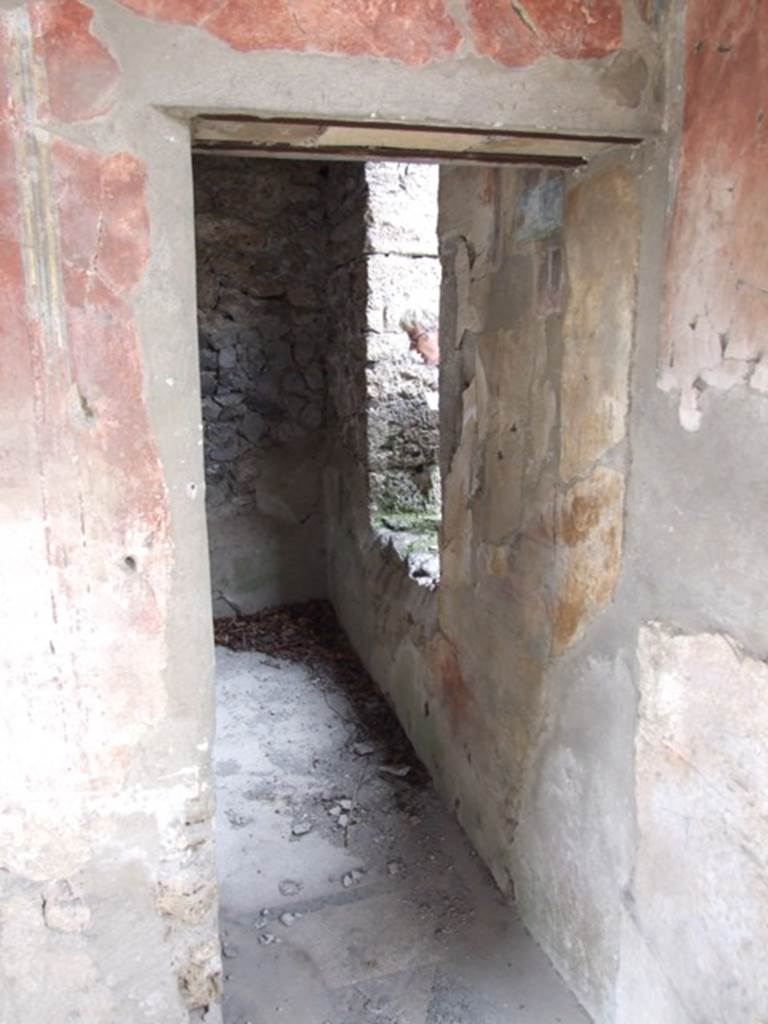 I.9.14 Pompeii. March 2009.  Room 7.  Doorway, looking west.