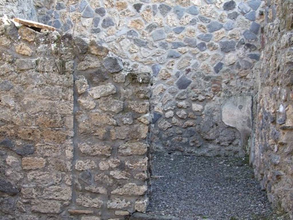 I.13.5 Pompeii. December 2007. Rear room and south wall.

