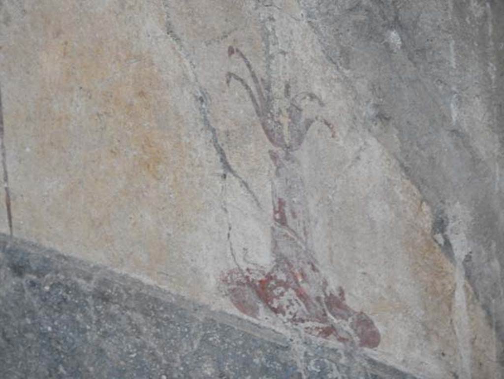 I.14.12, Pompeii. May 2018. Room 3, detail of painted decoration. Photo courtesy of Buzz Ferebee.