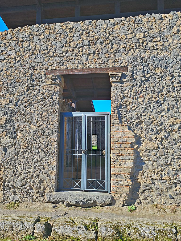 I.20.4 Pompeii. October 2024. Looking west to entrance doorway. Photo courtesy of Giuseppe Ciaramella.