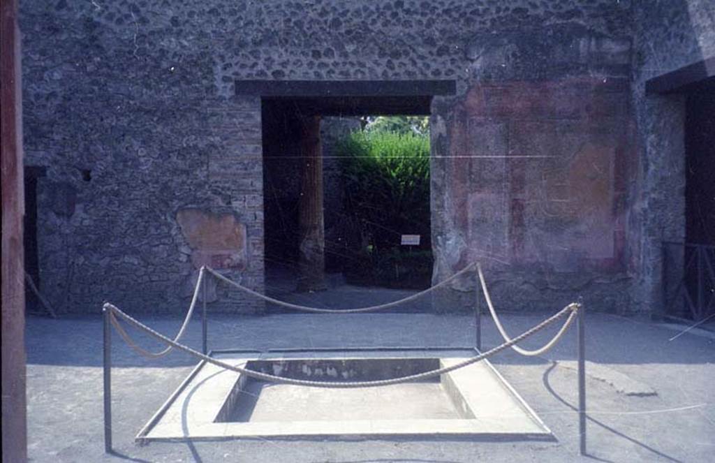 II.3.3 Pompeii. July 2011. Room 2, atrium. Looking south across impluvium. Photo courtesy of Rick Bauer.
