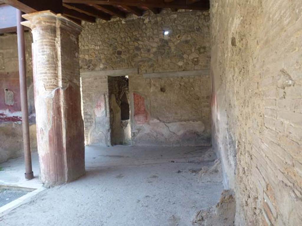 II.4.6 Pompeii. June 2012. Looking towards north-west corner on west portico. Photo courtesy of Michael Binns.
