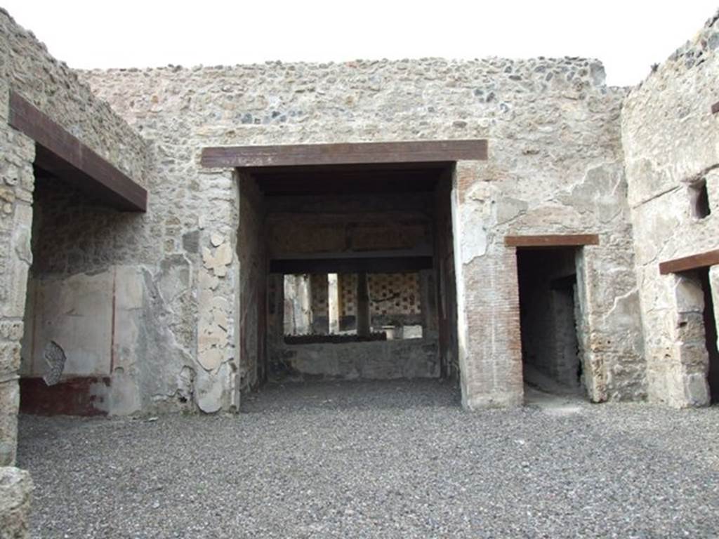 III.2.1 Pompeii.  March 2009.  Room 1.  Atrium.  Looking north to Tablinum.

