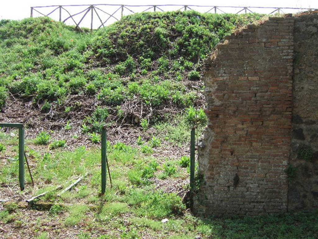 III.11.5 Pompeii. May 2006.  Entrance, with site of counter and site of steps to upper floor.