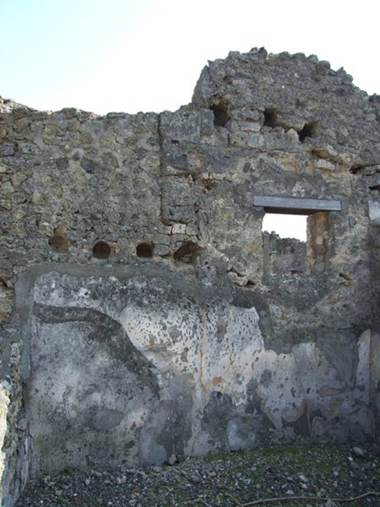 VI.7.1 Pompeii.  March 2009.  South wall of Oecus.