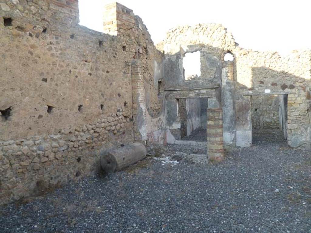 VI.7.1 Pompeii. May 2011. Looking east across atrium area.