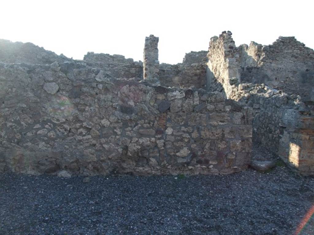 VI.7.10 Pompeii.  December 2007.  West wall.