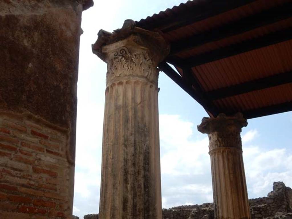 VI.8.22 Pompeii. May 2017. Room 6, looking south along east portico. Photo courtesy of Buzz Ferebee.