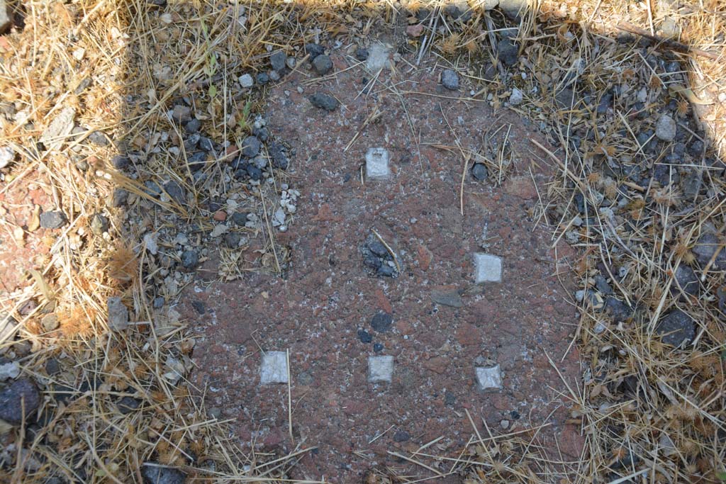 VI.12.5 Pompeii. 14th July 2017. Room 17, detail of flooring from near east wall.
Foto Annette Haug, ERC Grant 681269 DÉCOR.
