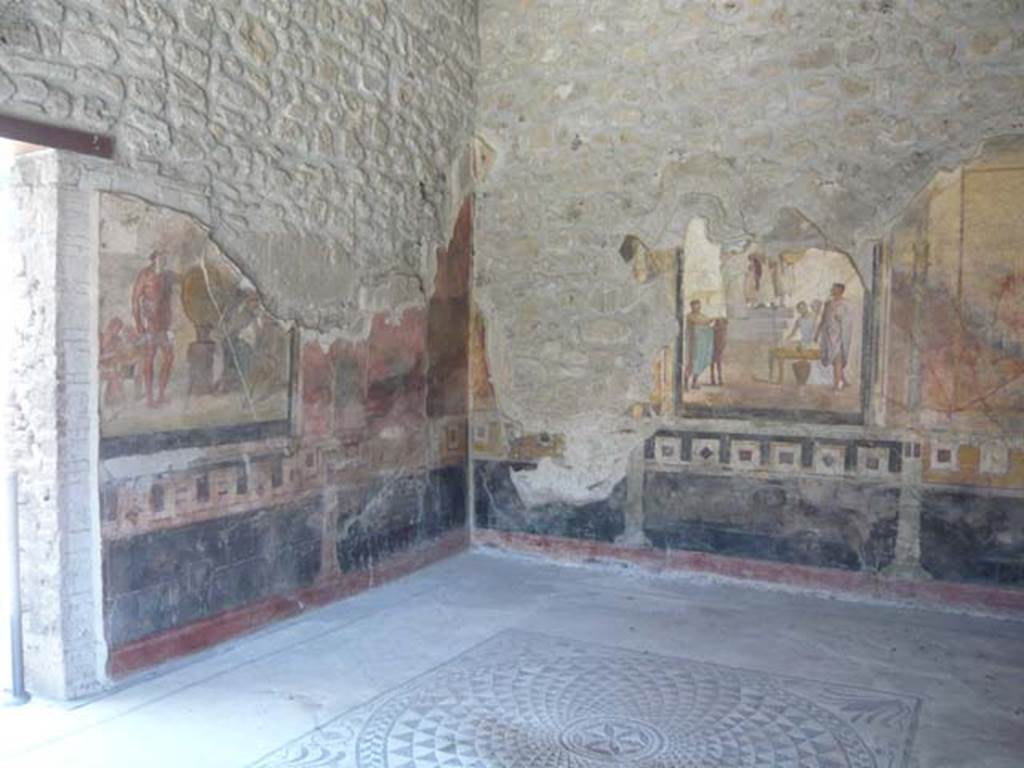 VI.16.7 Pompeii. June 2013. Room G, looking across room from east portico, after recent restoration. 
Photo courtesy of Buzz Ferebee.
