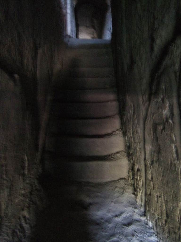 VI.17.42 Pompeii. May 2006. Stairs 30 up from garden.