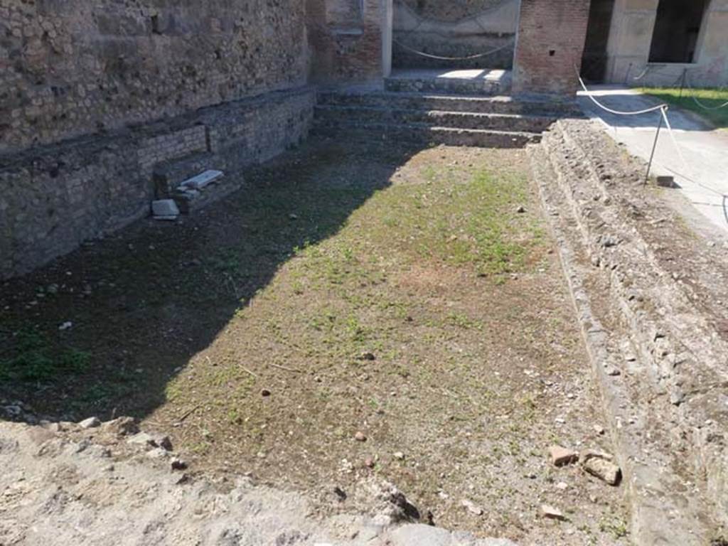 VII.1.8 Pompeii. June 2012. Looking north across swimming pool D. Photo courtesy of Michael Binns.