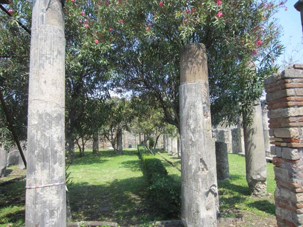 VII.4.31/51 Pompeii. May 2012. Looking across north peristyle. Photo courtesy of Marina Fuxa.