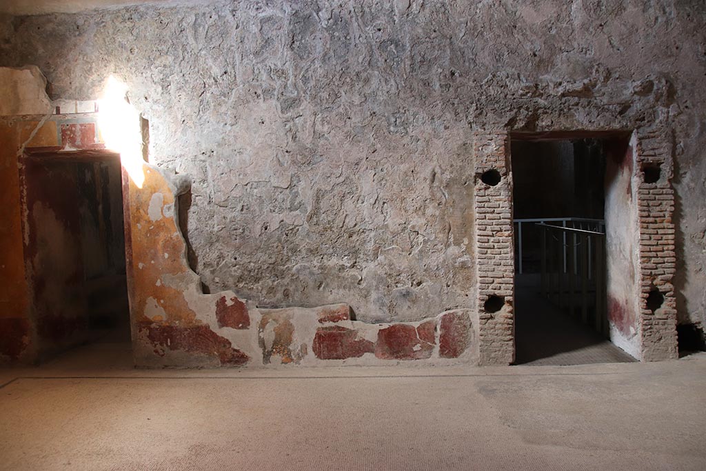 VII.5.8 Pompeii. October 2024. Tepidarium (49), looking towards north wall. Photo courtesy of Klaus Heese.