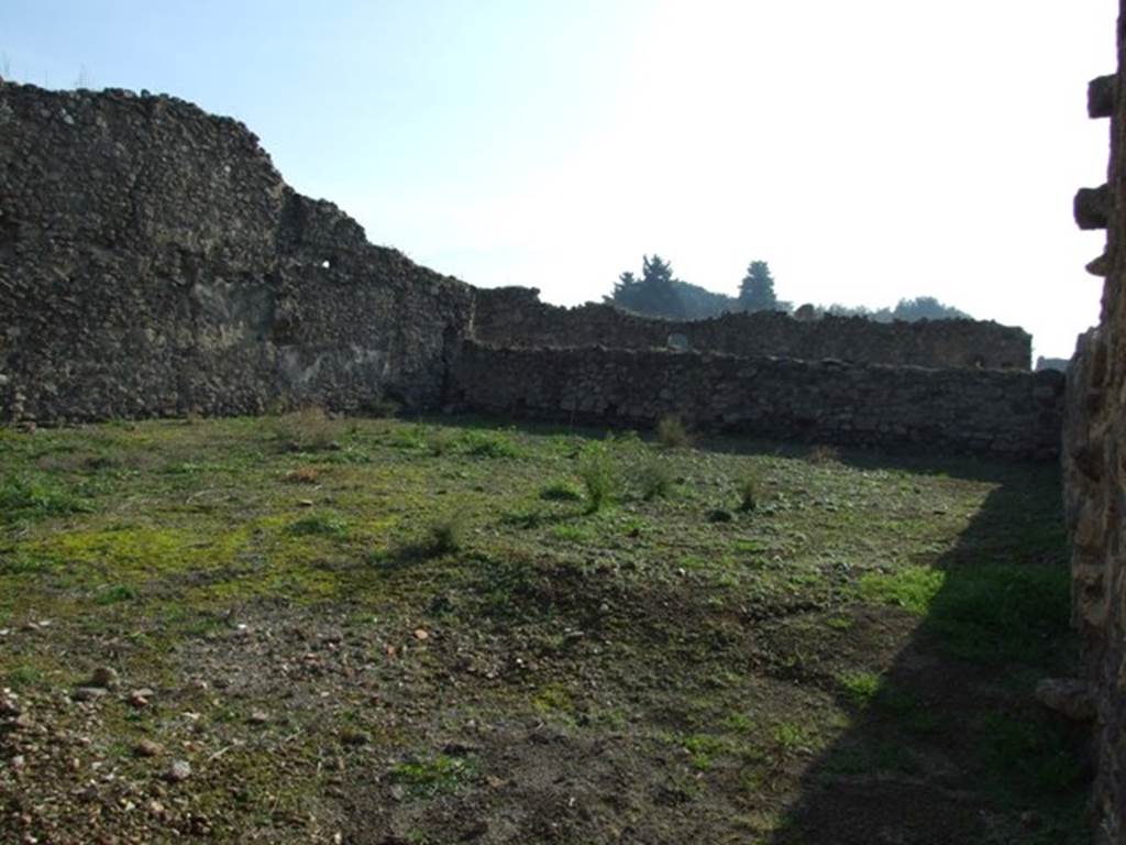 VII.11.1 Pompeii.  Market garden.  December 2007.   Looking south.