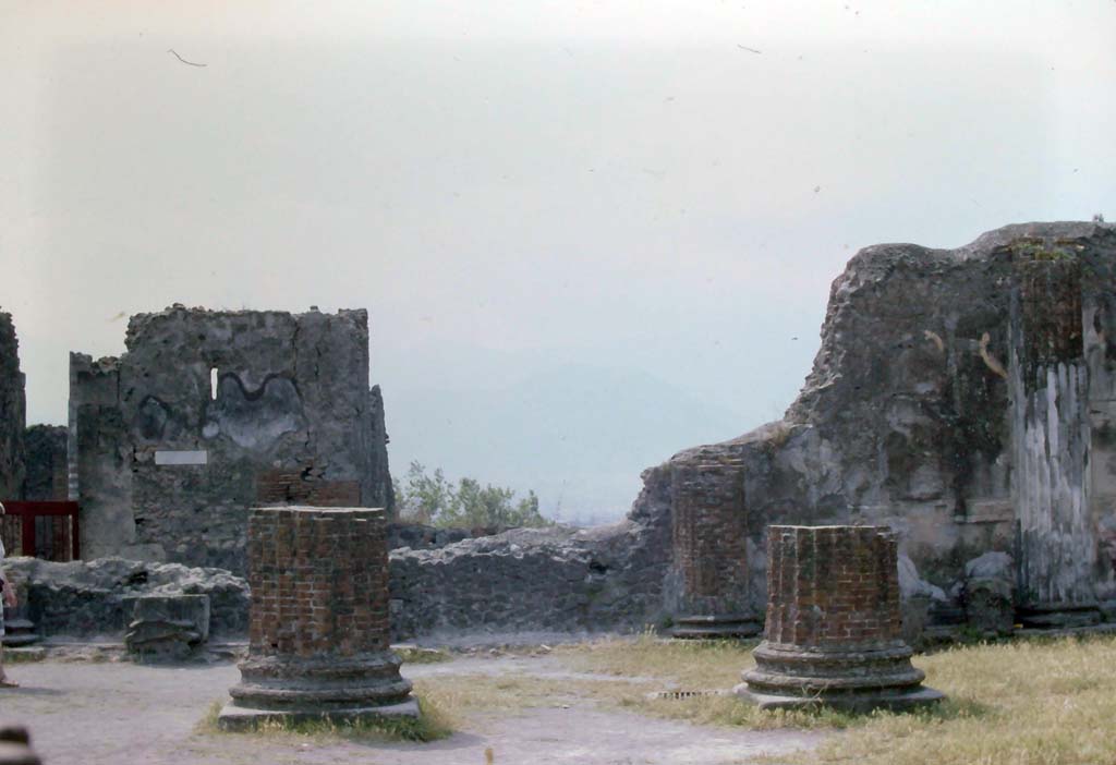 VIII.1.1 Pompeii. 1978. Looking east from south side towards the Forum. Photo courtesy of Roberta Falanelli.