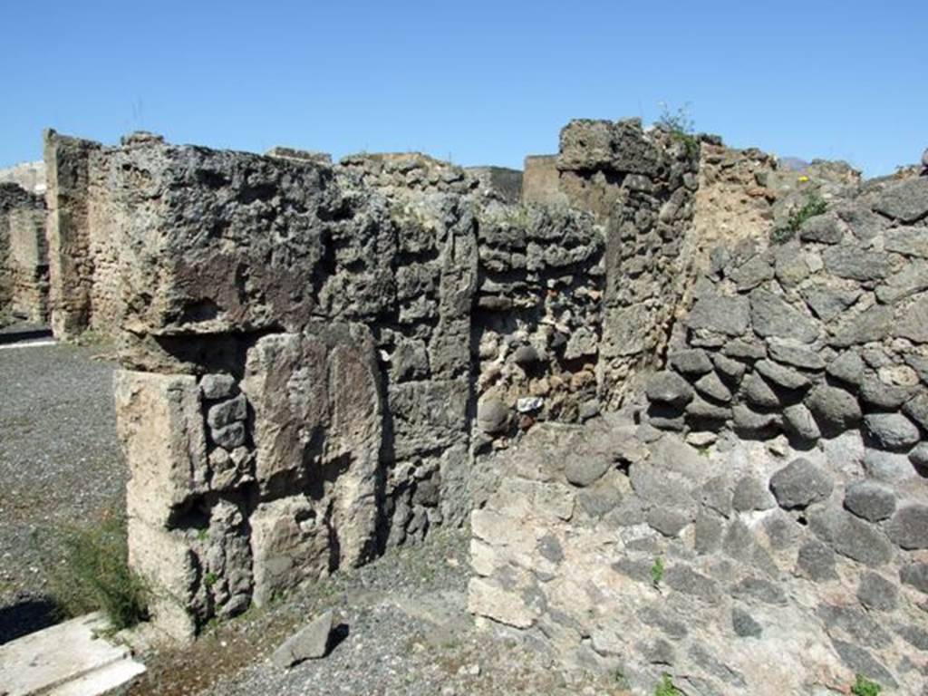 VIII.5.9 Pompeii.  March 2009.  Room 10. Small doorway in north wall, leading to Room 11.