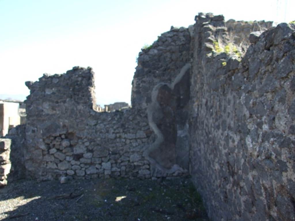 VIII.5.9 Pompeii.  March 2009.  Room 11. East wall.