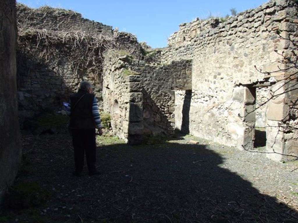 VIII.5.9 Pompeii.  March 2009.  Room 20.   Looking west, towards Room 21, Kitchen, Rooms 22 and 23.