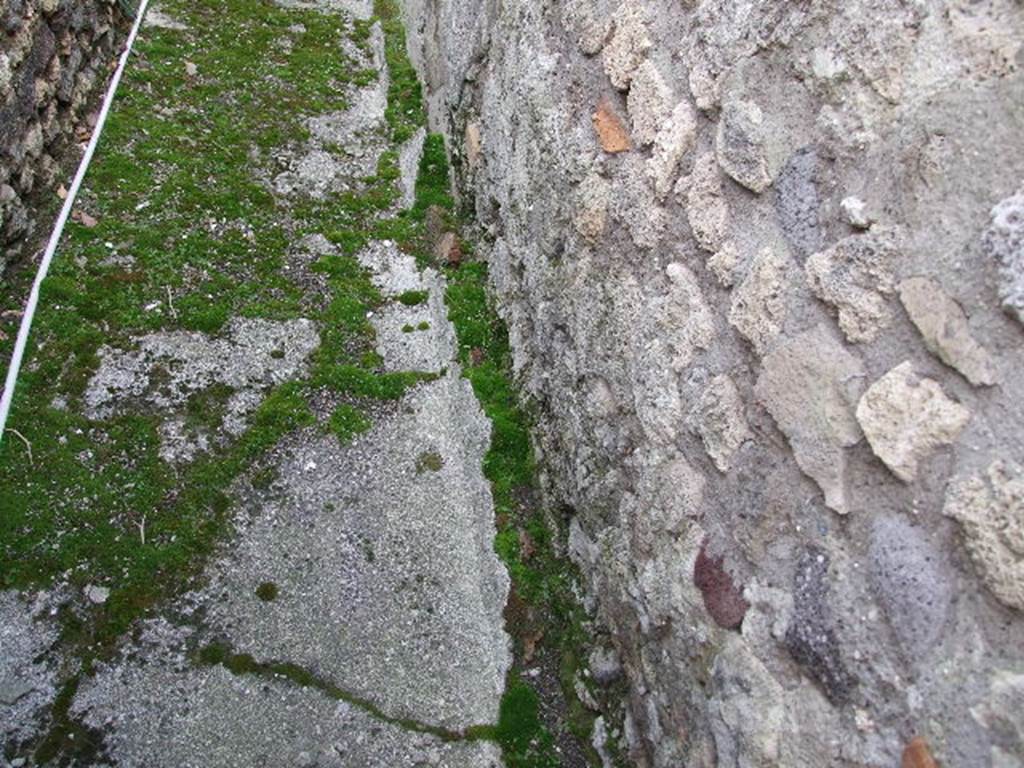 VIII.7.25  Pompeii. December 2006.  Corridor around shrine on podium.