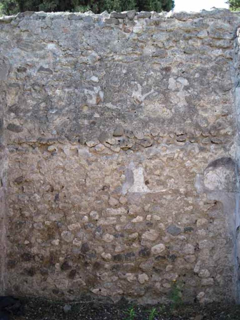 VIII.7.26 Pompeii. September 2010. West wall of fourth room. Photo courtesy of Drew Baker.
