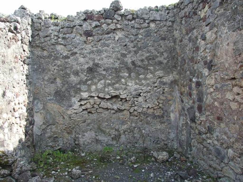 IX.2.18 Pompeii. March 2009.  Room 7. Cubiculum, South wall.