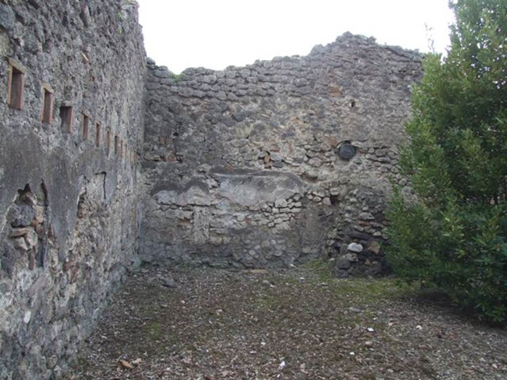 IX.2.24 Pompeii.  March 2009.   South west corner of yard, or possibly another room.