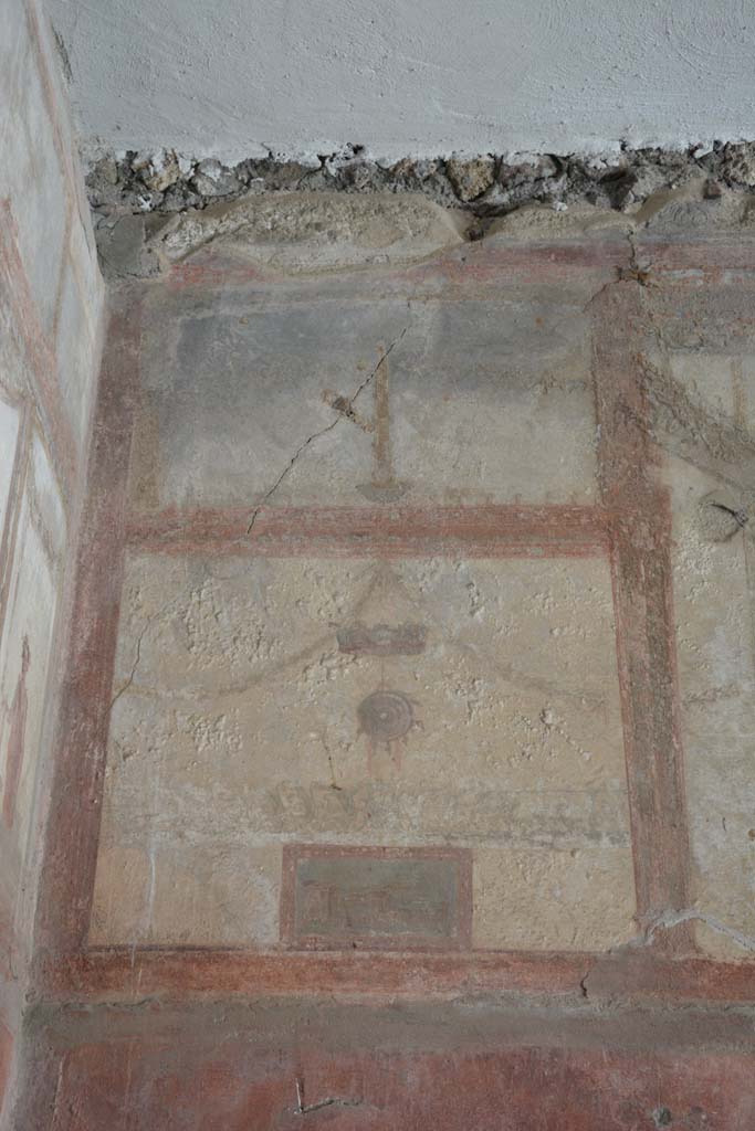 IX.5.6 Pompeii. May 2017. Room i, upper west wall in south-west corner.
Foto Christian Beck, ERC Grant 681269 DCOR.
