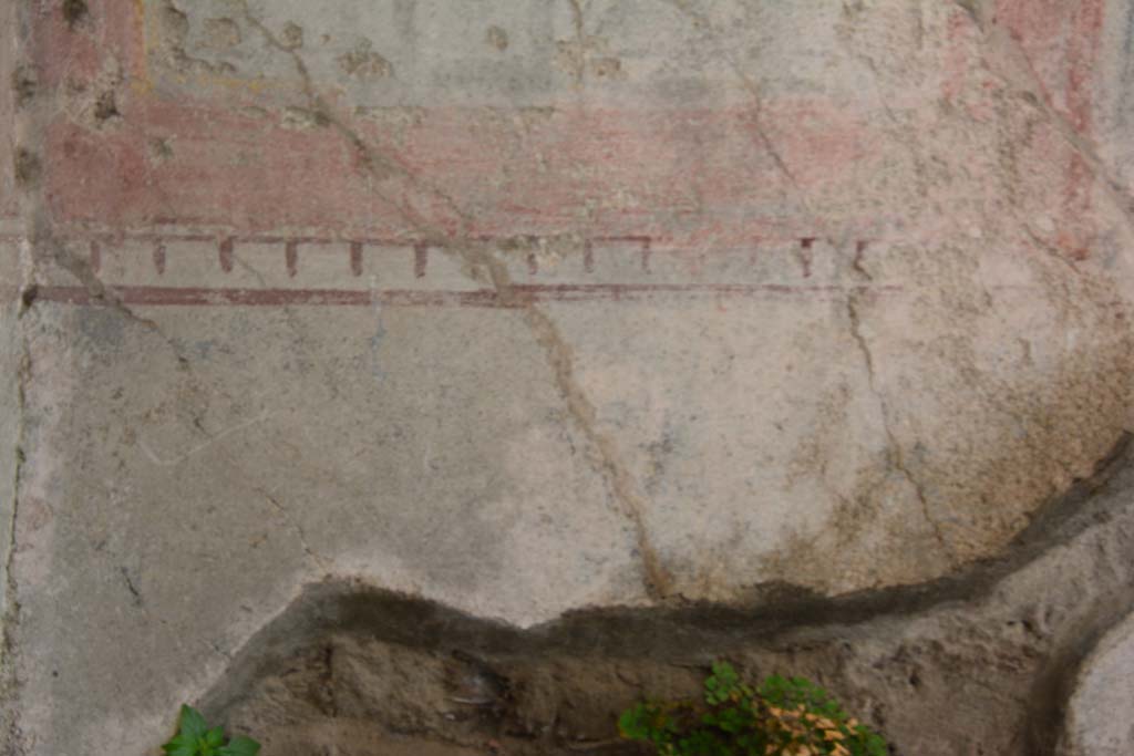 IX.5.11 Pompeii. March 2017. Room k, lower zoccolo on south end of west wall.  
Foto Christian Beck, ERC Grant 681269 DCOR.
