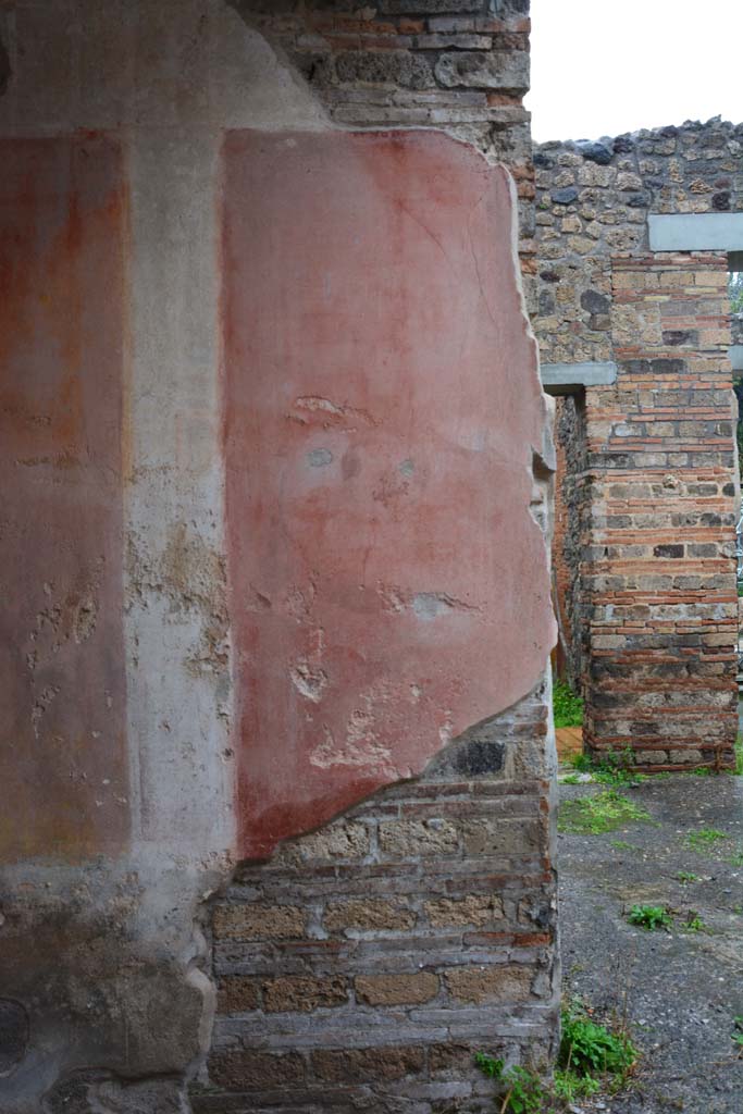 IX.5.11 Pompeii. March 2017. Room e, detail from panel at east end of north wall.   
Foto Christian Beck, ERC Grant 681269 DCOR.
