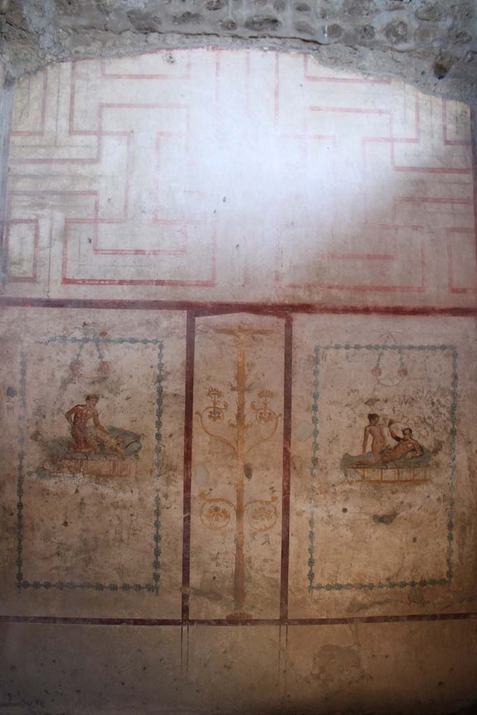 IX.5.16 Pompeii. May 2019. Cubiculum f’, looking towards north wall.
Foto Christian Beck, ERC Grant 681269 DÉCOR.
