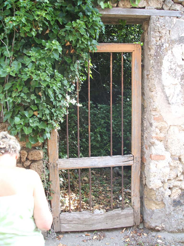 IX.7.14 Pompeii. May 2005. Entrance doorway.