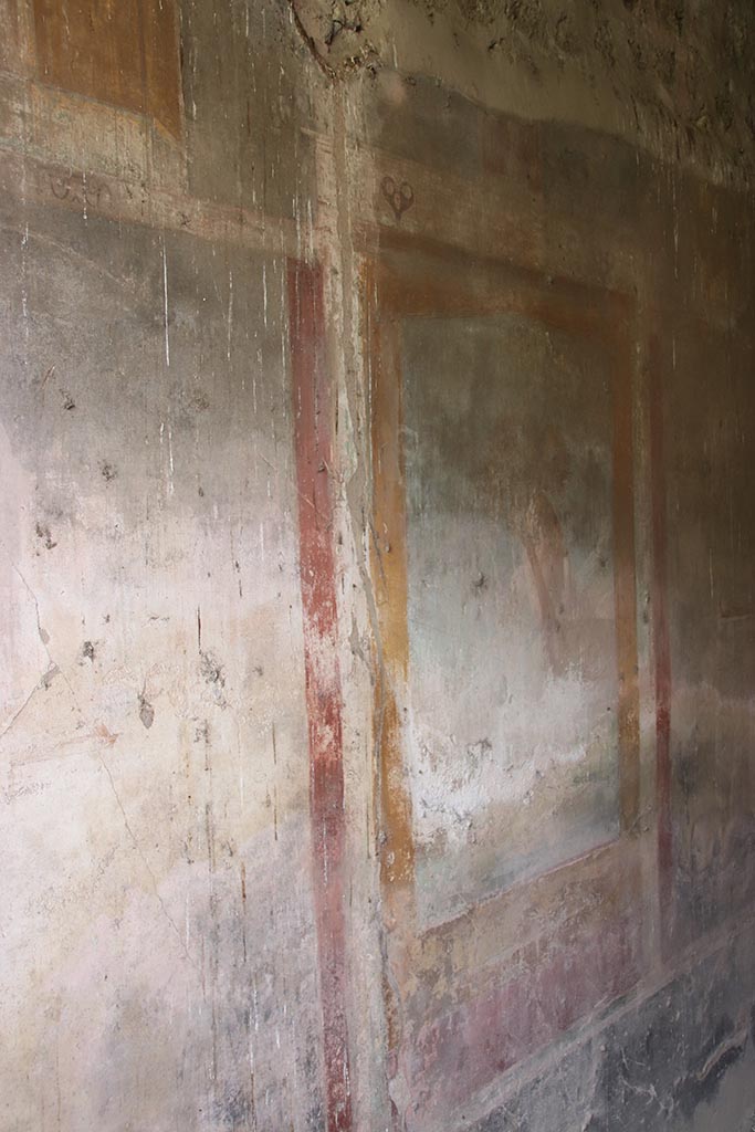 IX.7.16 Pompeii. October 2024. Room “a”, central painting on south wall. Photo courtesy of Klaus Heese.