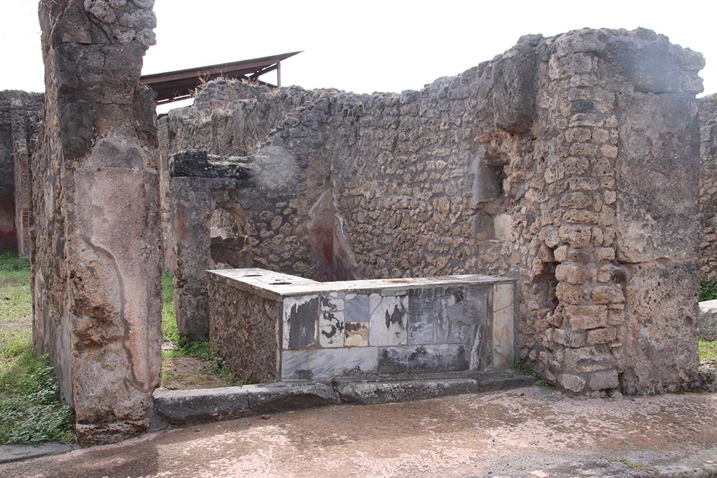 IX.7.24 Pompeii. October 2024. Looking south-west from roadway. Photo courtesy of Klaus Heese.