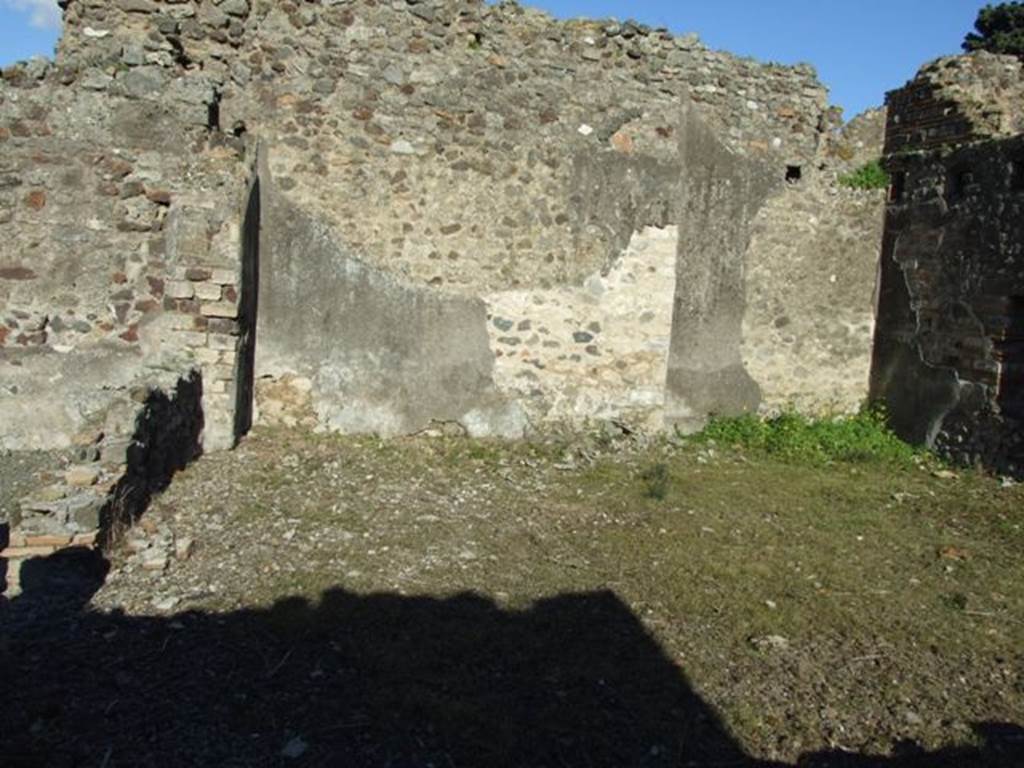 IX.9.a Pompeii. March 2009. Looking towards east wall of garden area, “f”.