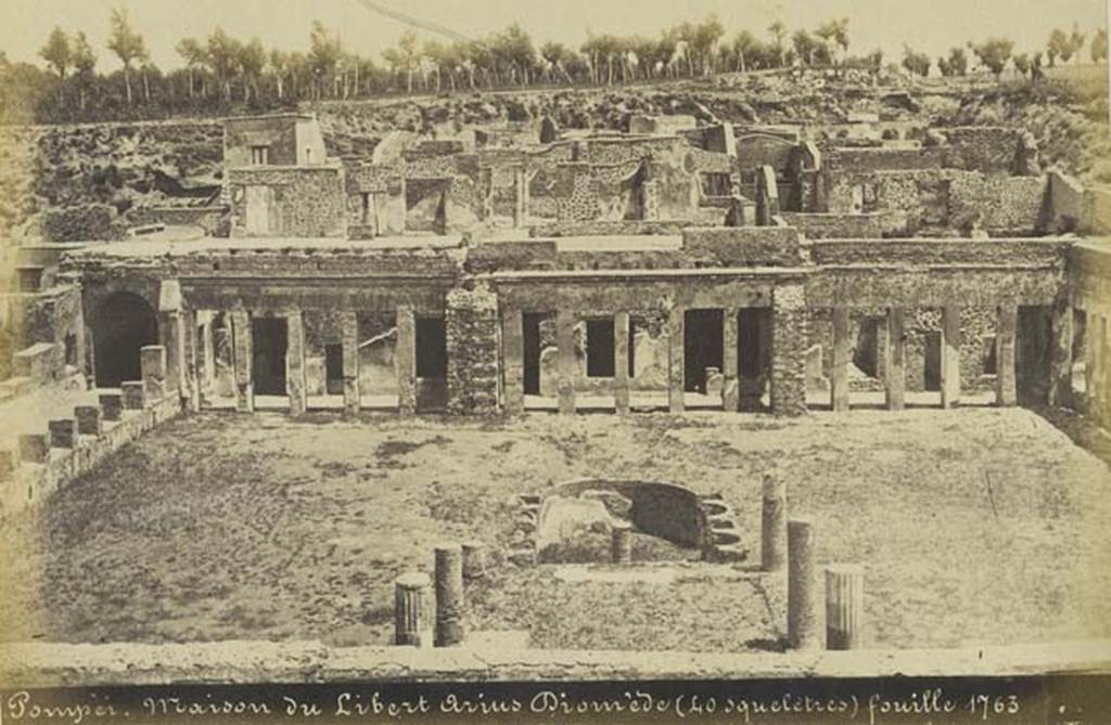 HGW24 Pompeii. Undated photograph by Mauri, numbered 020.  Looking east across garden. Photo courtesy of Rick Bauer.
