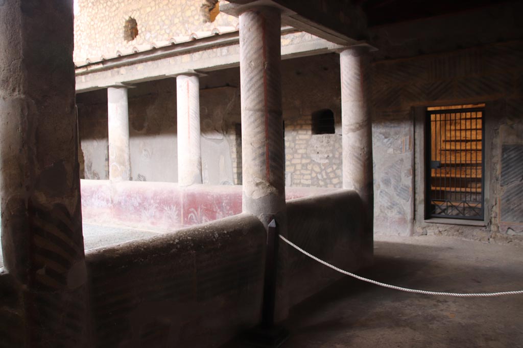 Oplontis Villa of Poppea, May 2024. Room 32, looking towards south-east corner. Photo courtesy of Klaus Heese.