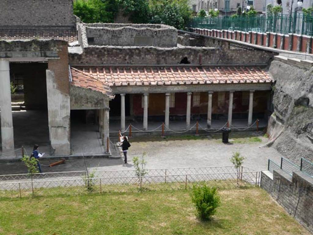 Oplontis, May 2010. Room 33, looking south towards the west portico of north garden. Photo courtesy of Buzz Ferebee.
